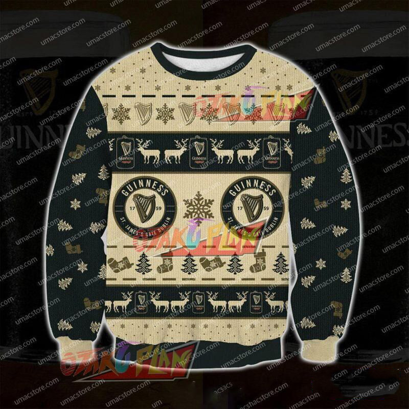 Guinness Beer Ugly Christmas Sweater – Saleoff 201121