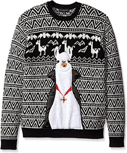 Holiday Time Llama Ugly Christmas Sweater