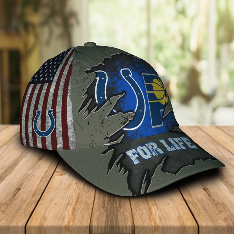 Indianapolis Colts Indiana Pacers For Life Cap