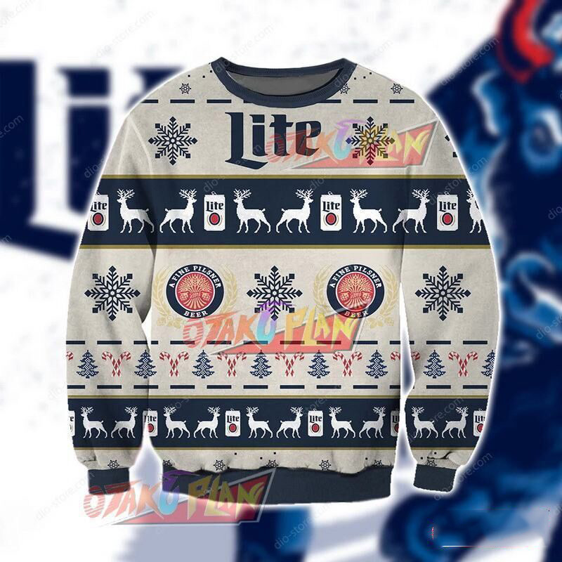 Miler Lite Beer Ugly Christmas Sweater – Saleoff 201121