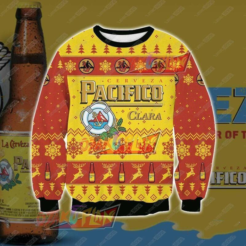 Pacifico Clara Beer Ugly Christmas Sweater – Saleoff 201121