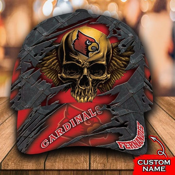 Personalized Louisville Cardinals 3d Skull Cap Hat – Hothot 021121