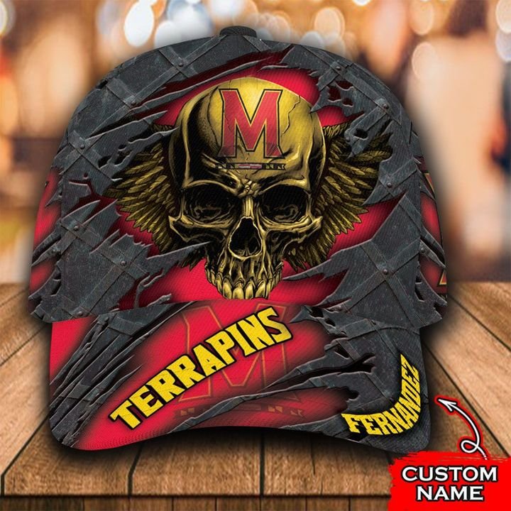 Personalized Maryland Terrapins 3d Skull Cap Hat – Hothot 021121