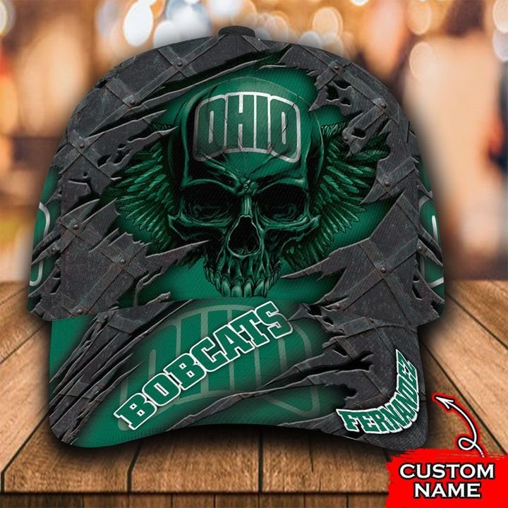 Personalized Ohio Bobcats 3d Skull Cap Hat – Hothot 021121