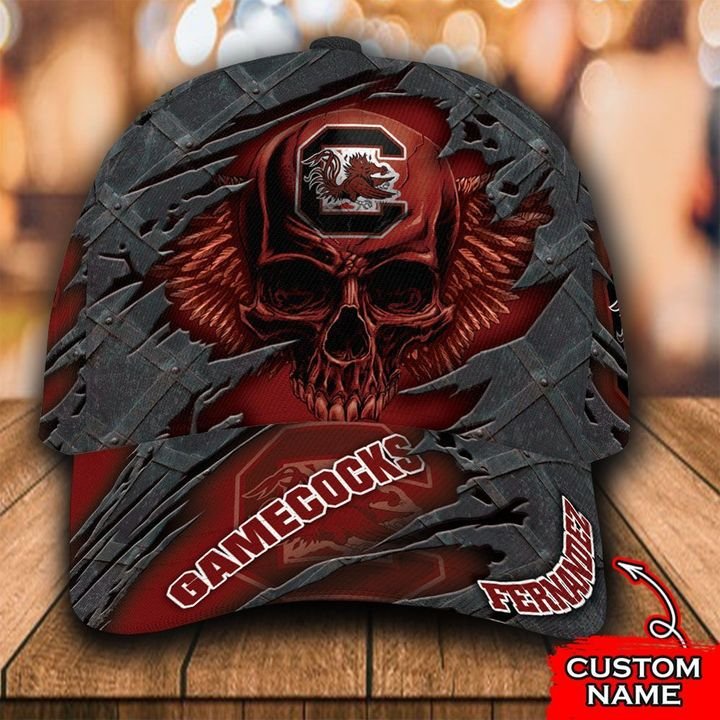 Personalized South Carolina Gamecocks 3d Skull Cap Hat – Hothot 021121