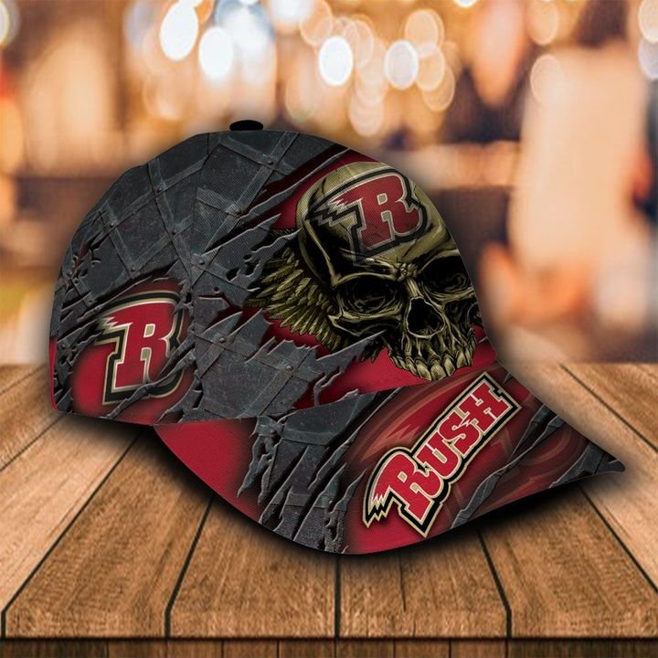 Personalized The Rapid City Rush 3d Skull Cap Hat 1
