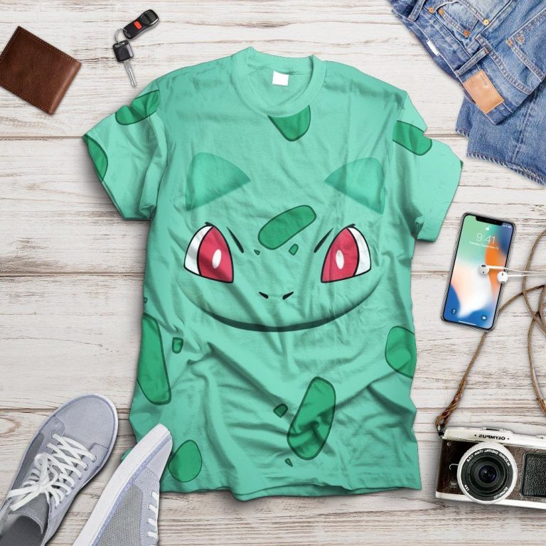 Pokemon Bulbasaur 3d t-shirt