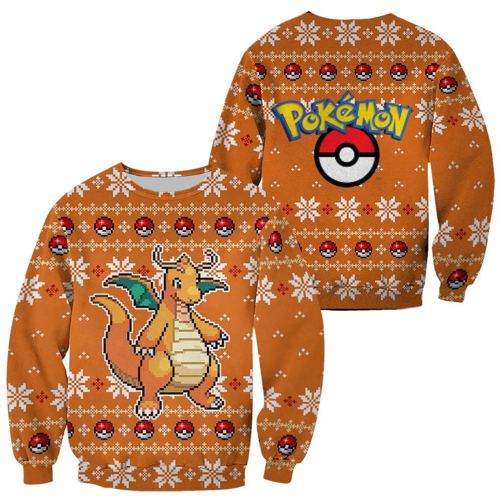 Pokemon Dragonite Ugly Christmas Sweater – Saleoff 151121