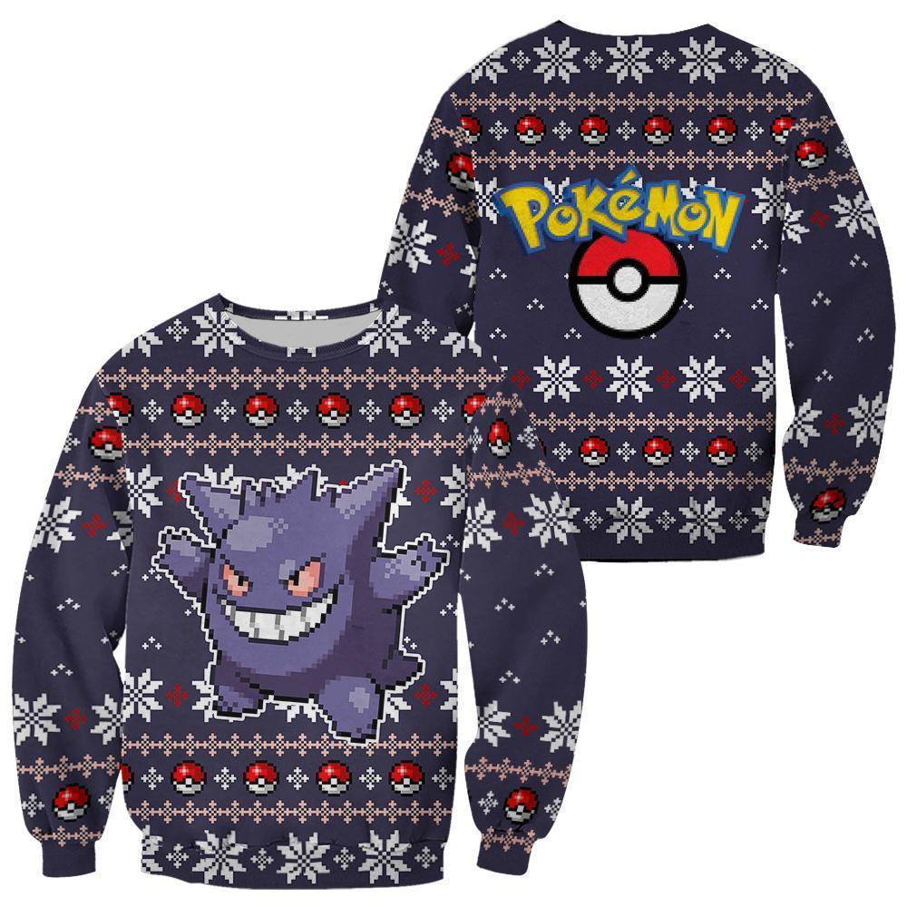 Pokemon Gengar Ugly Christmas Sweater – Saleoff 151121