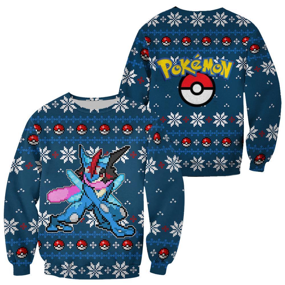 Pokemon Greninja Ugly Christmas Sweater – Saleoff 151121