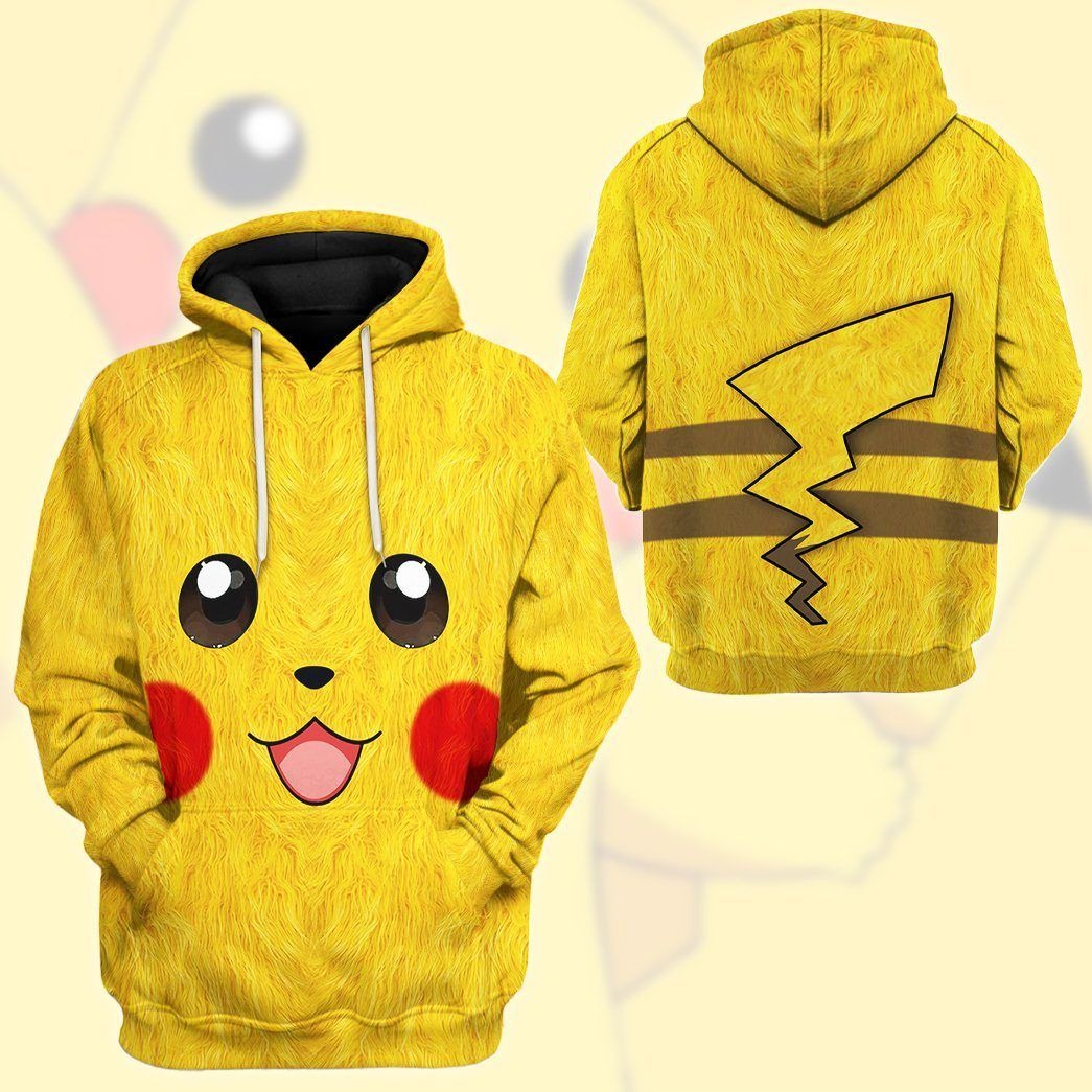 Pokemon Pikachu 3d hoodie and t-shirt – Saleoff 021121