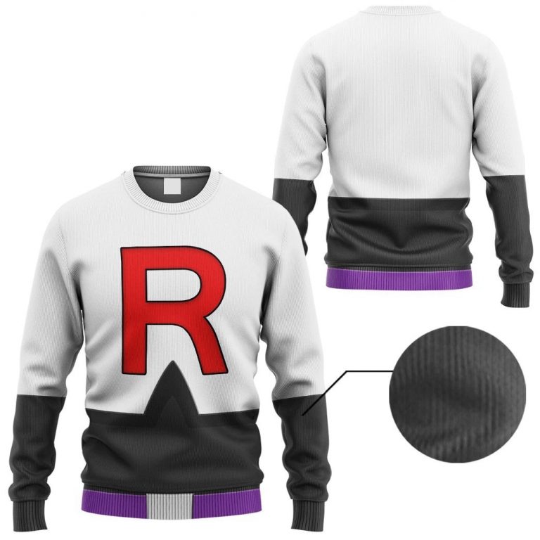 Pokemon Rocket Team 3d long sleeve tee