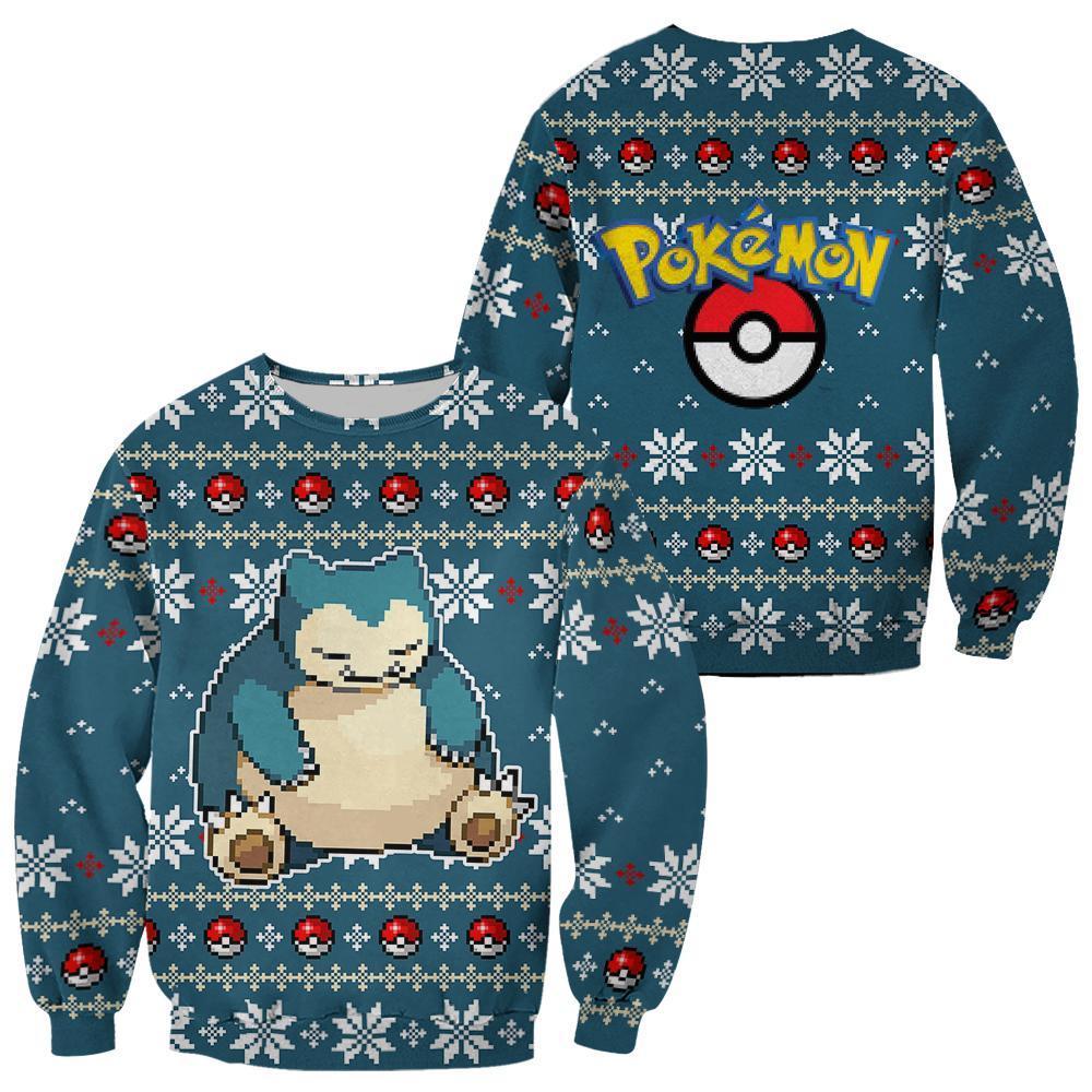 Pokemon Snorlax Ugly Christmas Sweater – Saleoff 151121