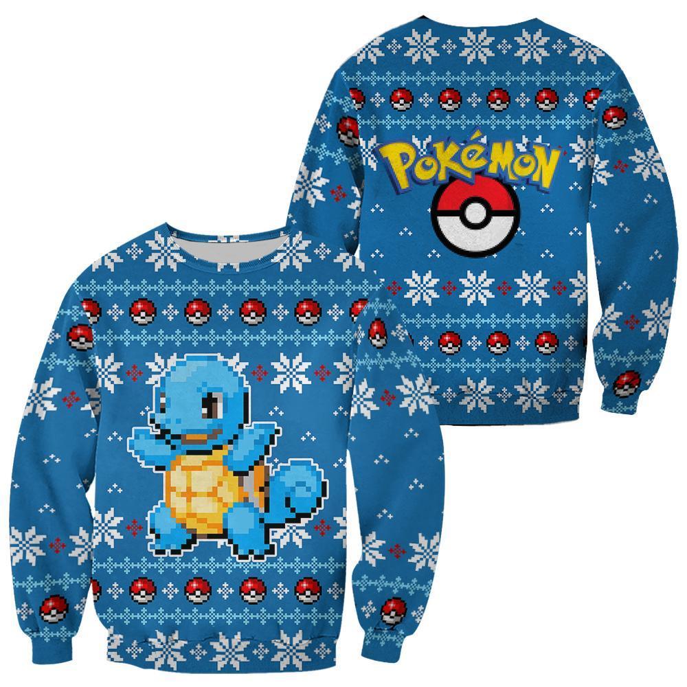 Pokemon Squirtle Ugly Christmas Sweater – Saleoff 151121
