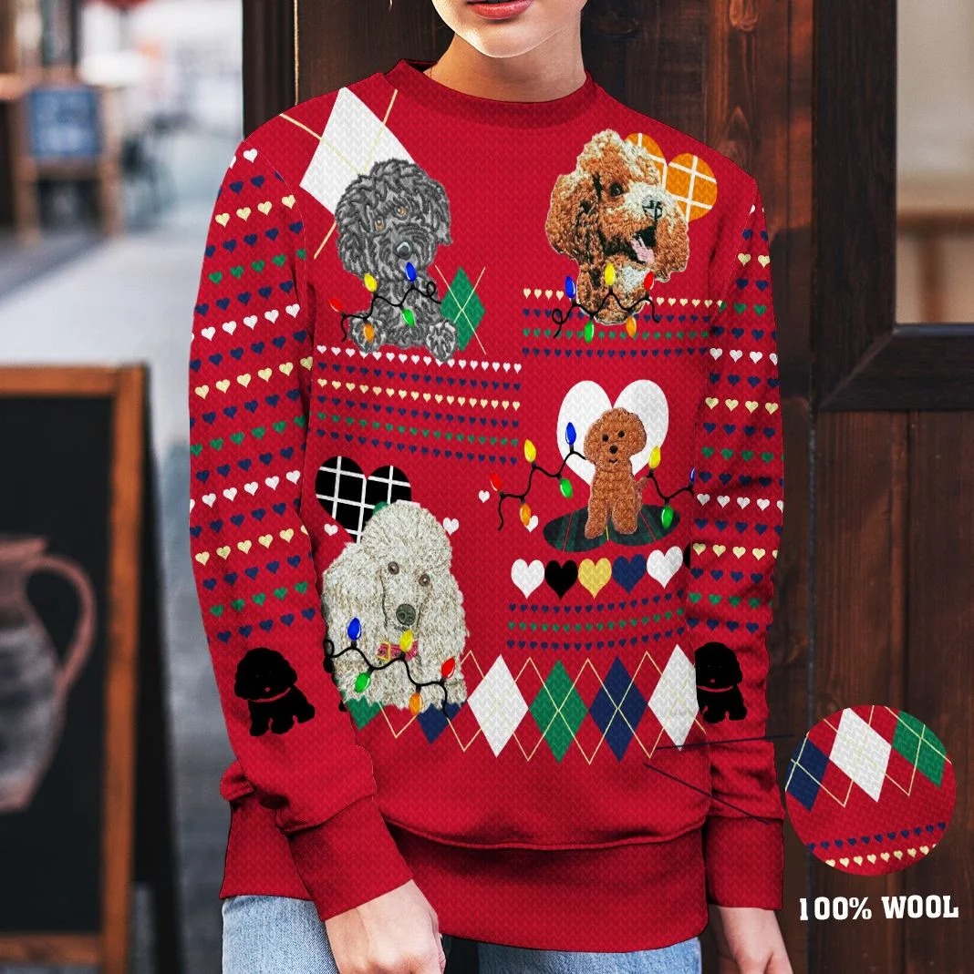 Poodle ugly christmas sweater – Saleoff 191121