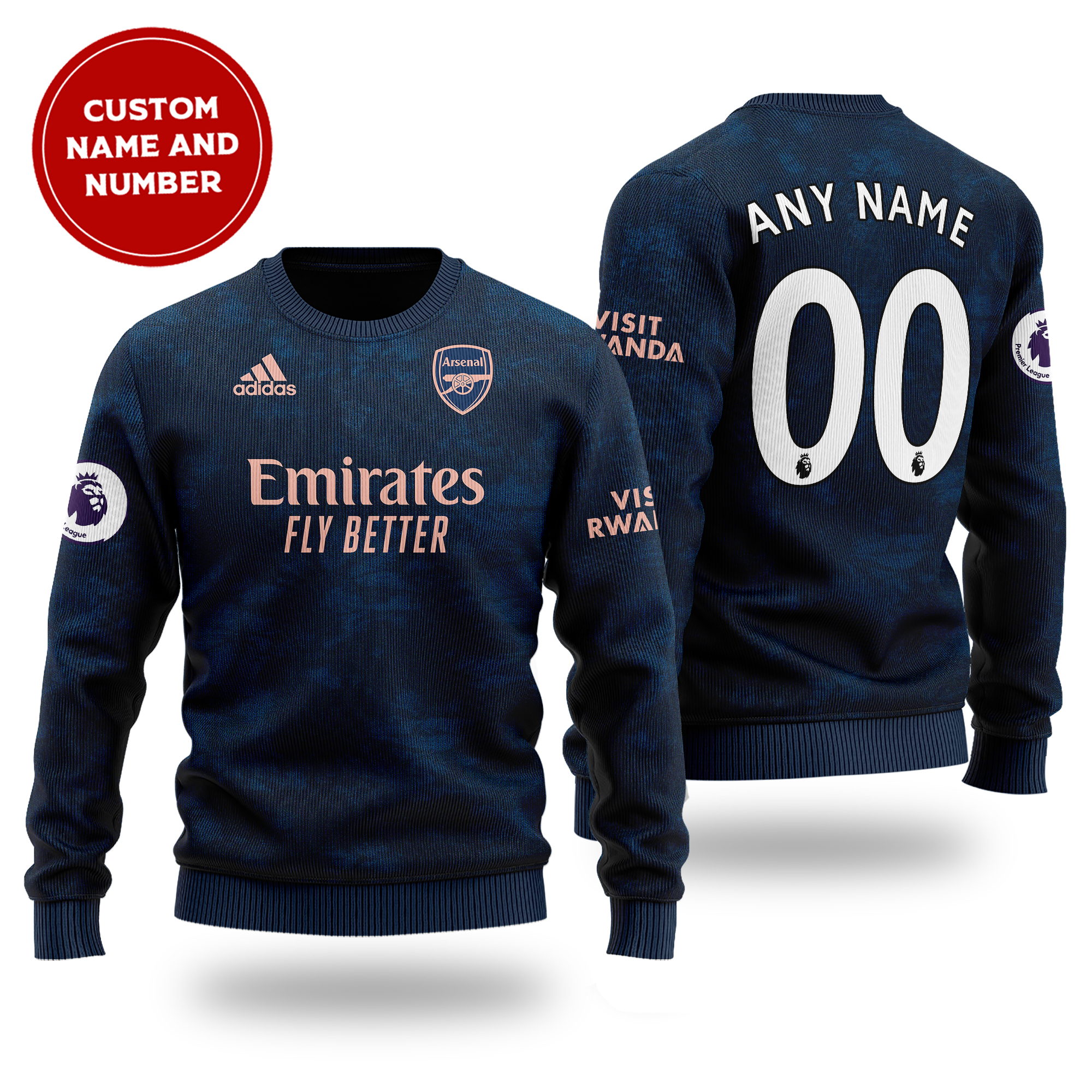 [ Amazing ] Primier League Arsenal FC third kit cutom name and number sweater – Saleoff 261121