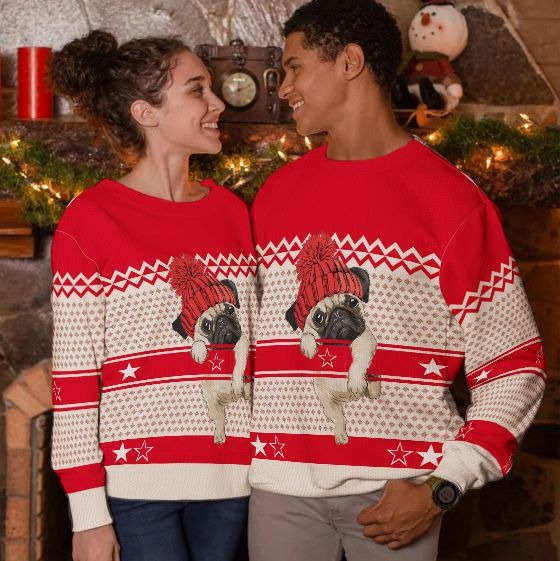 Pug ugly christmas sweater – Saleoff 191121