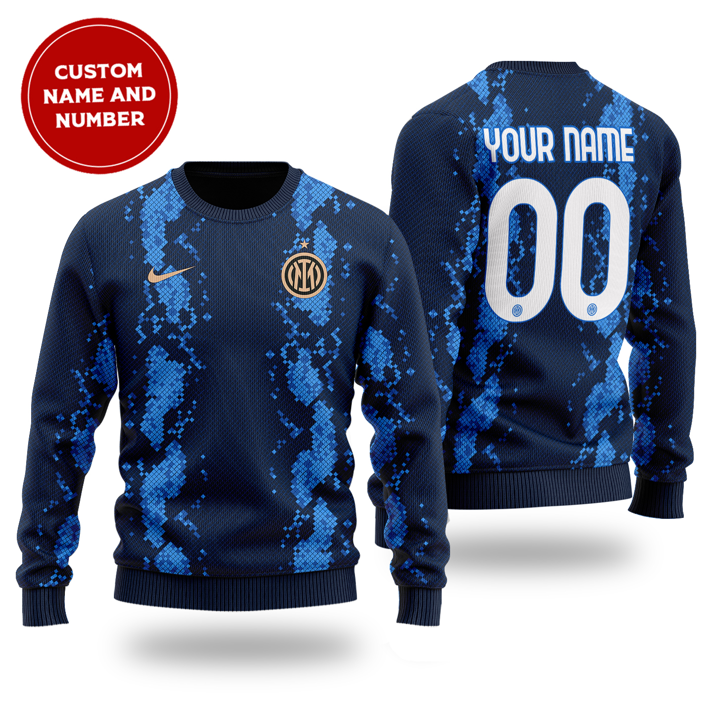 [ Amazing ] Serie A Inter Milan FC cutom name and number sweater – Saleoff 261121