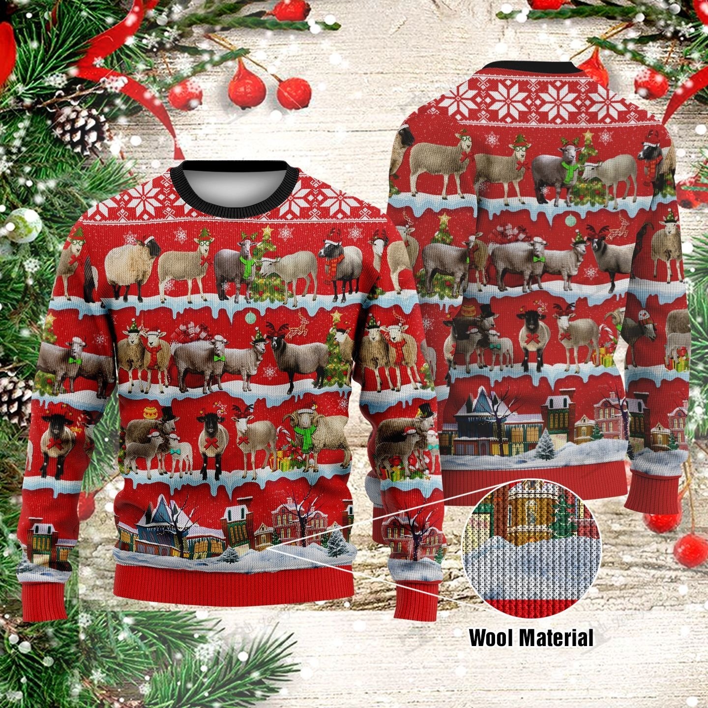 Sheeps christmas sweater – Saleoff 241121