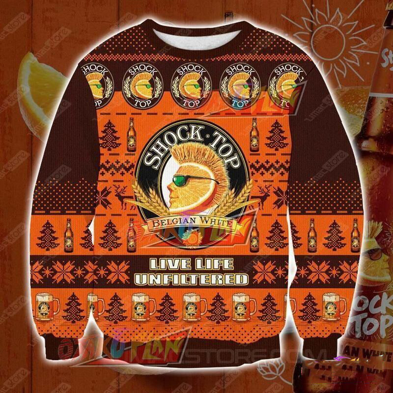 Shock Top Beer Ugly Christmas Sweater – Saleoff 201121