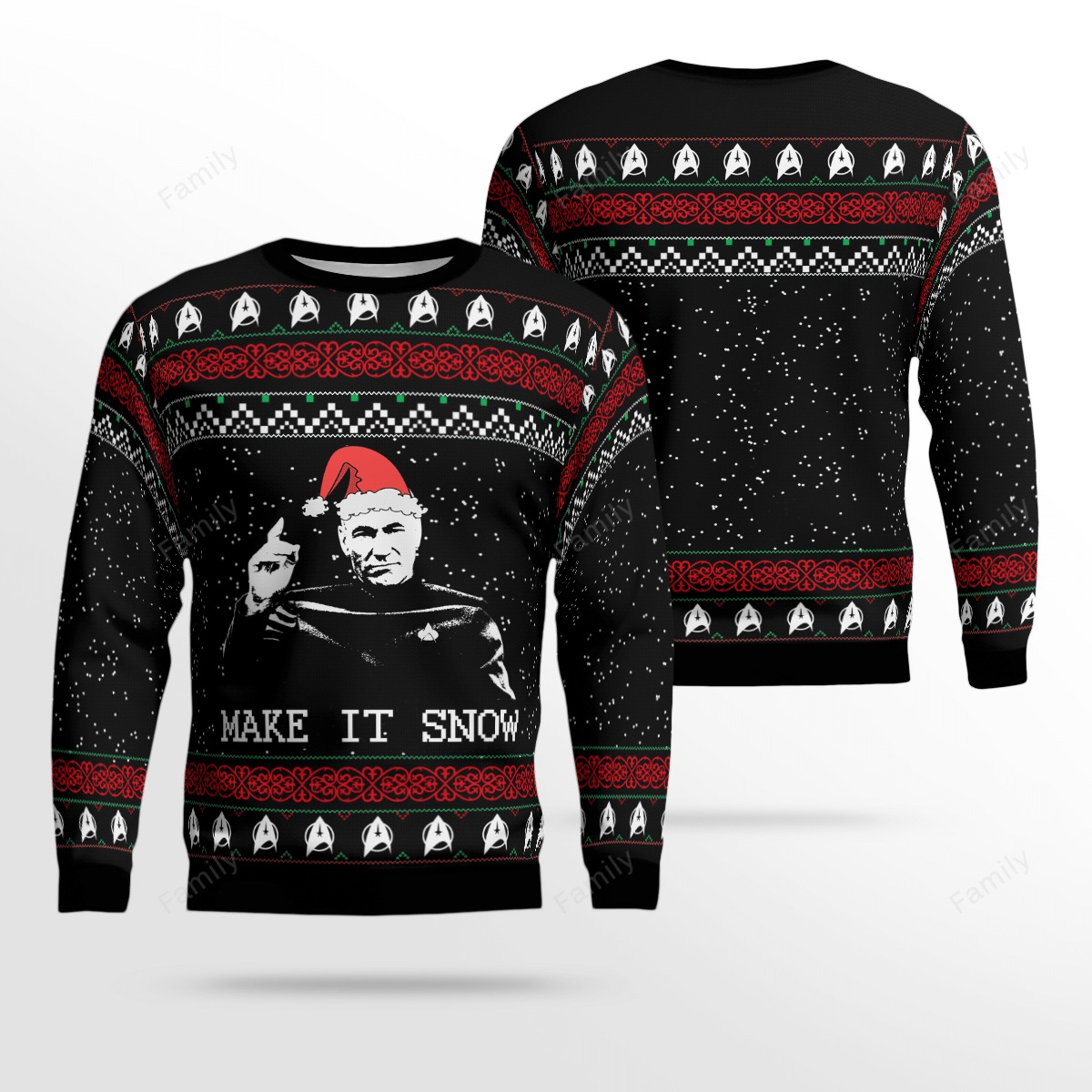 Star Trek Make it snow sweater