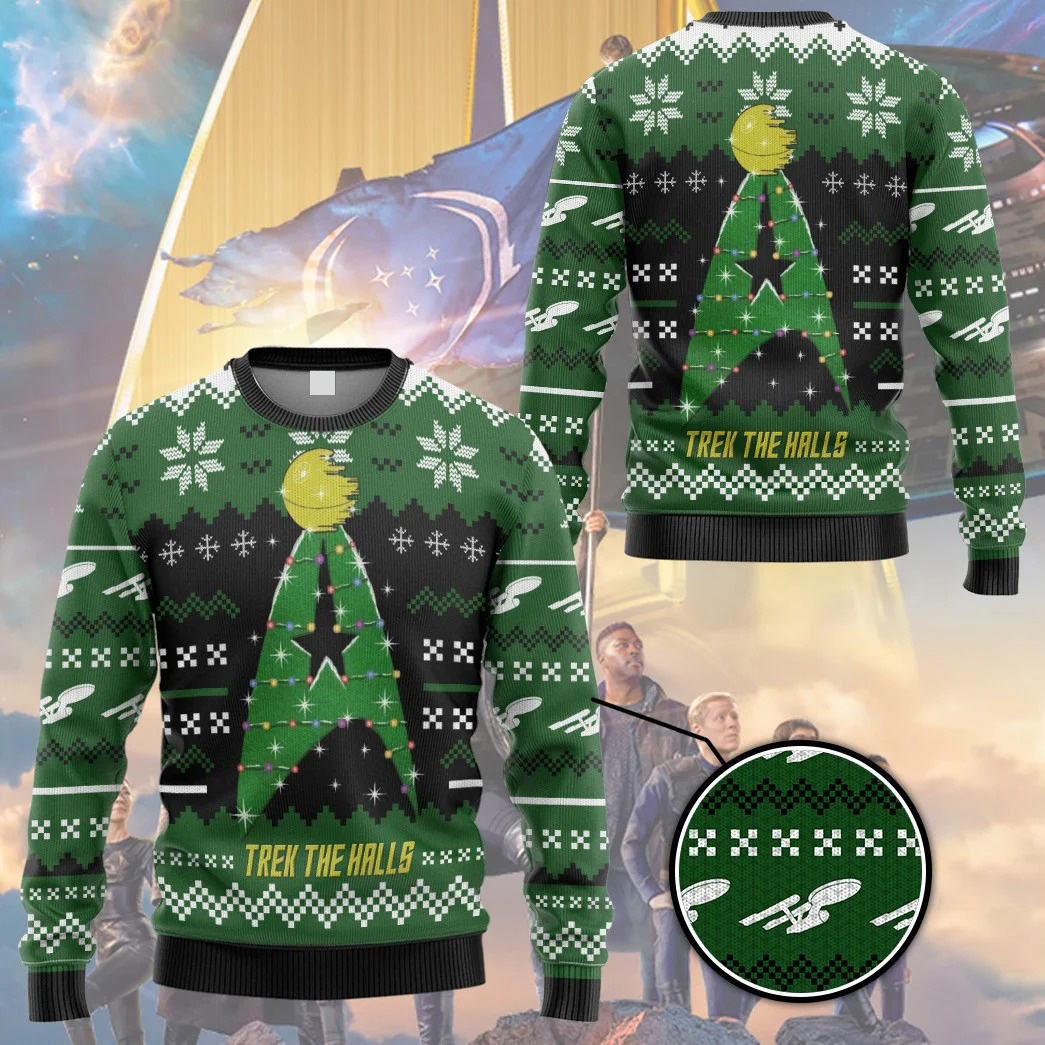 Star Trek trek the halls ugly christmas sweater – Saleoff 221121