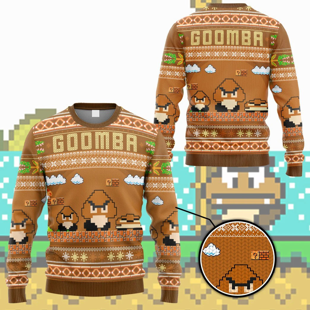 Super Mario Goomba ugly sweater – Saleoff 231121