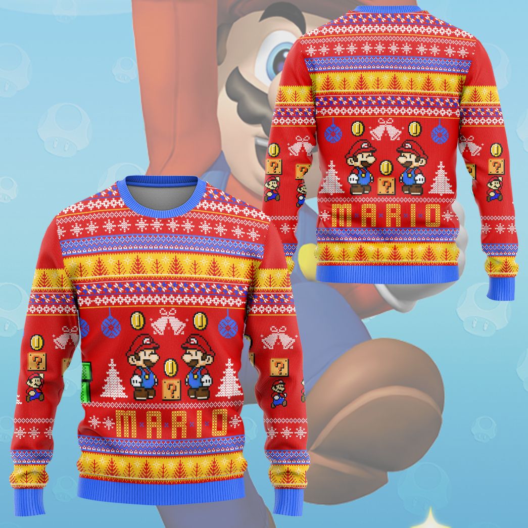 Super Mario Mario ugly sweater – Saleoff 231121