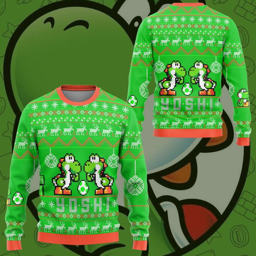 Super Mario Yoshi ugly sweater – Saleoff 231121