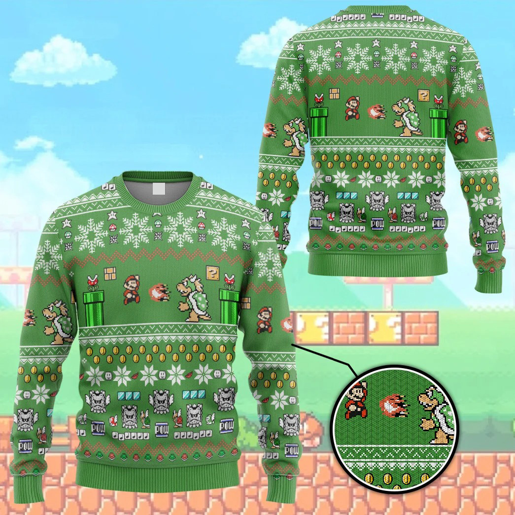 Super Mario ugly christmas sweater – Saleoff 221121