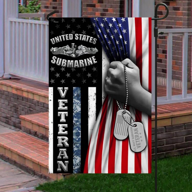 US navy submarine veteran flag