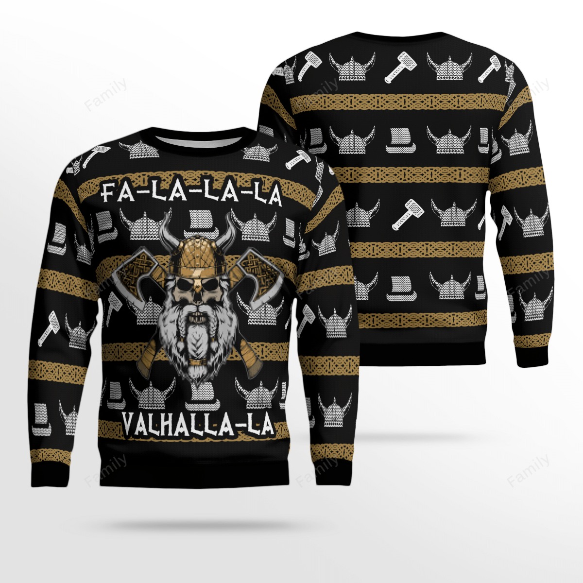 Viking Fa-la-la-la valhalla-la sweater