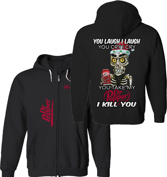 Achmed Jeff Dunham You take my Dr Pepper I kill you 3d zip hoodie