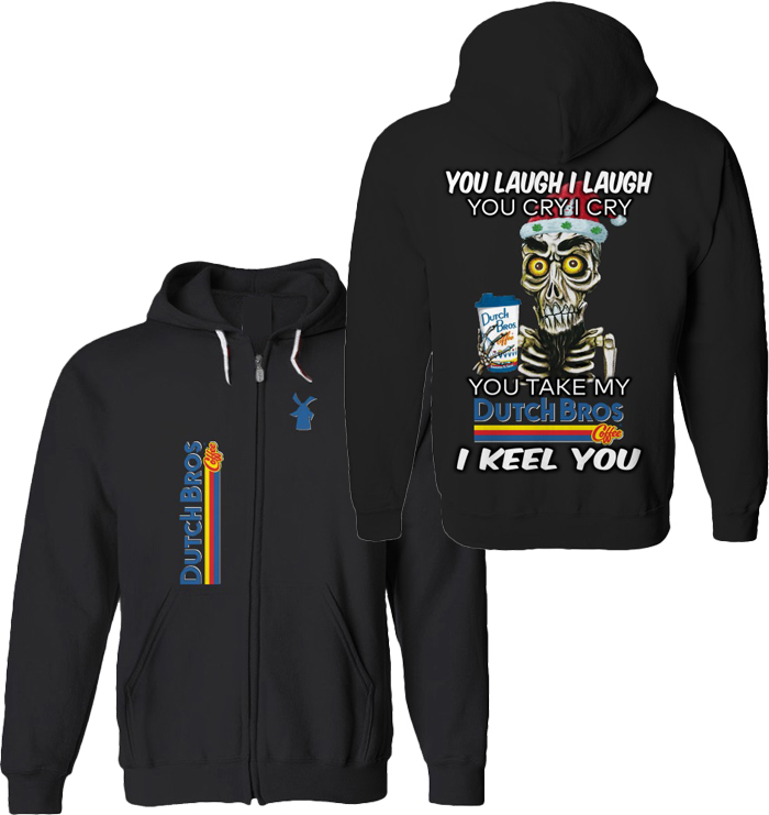 Achmed Jeff Dunham You take my Dutch Bros Coffee I keel you 3d zip hoodie