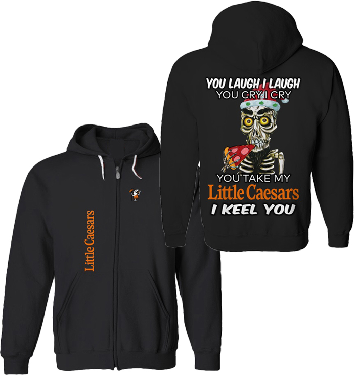 Achmed Jeff Dunham You take my Little Caesars I keel you 3d zip hoodie