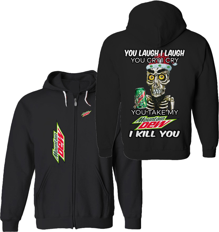 Achmed Jeff Dunham You take my Moutain Dew I kill you 3d zip hoodie
