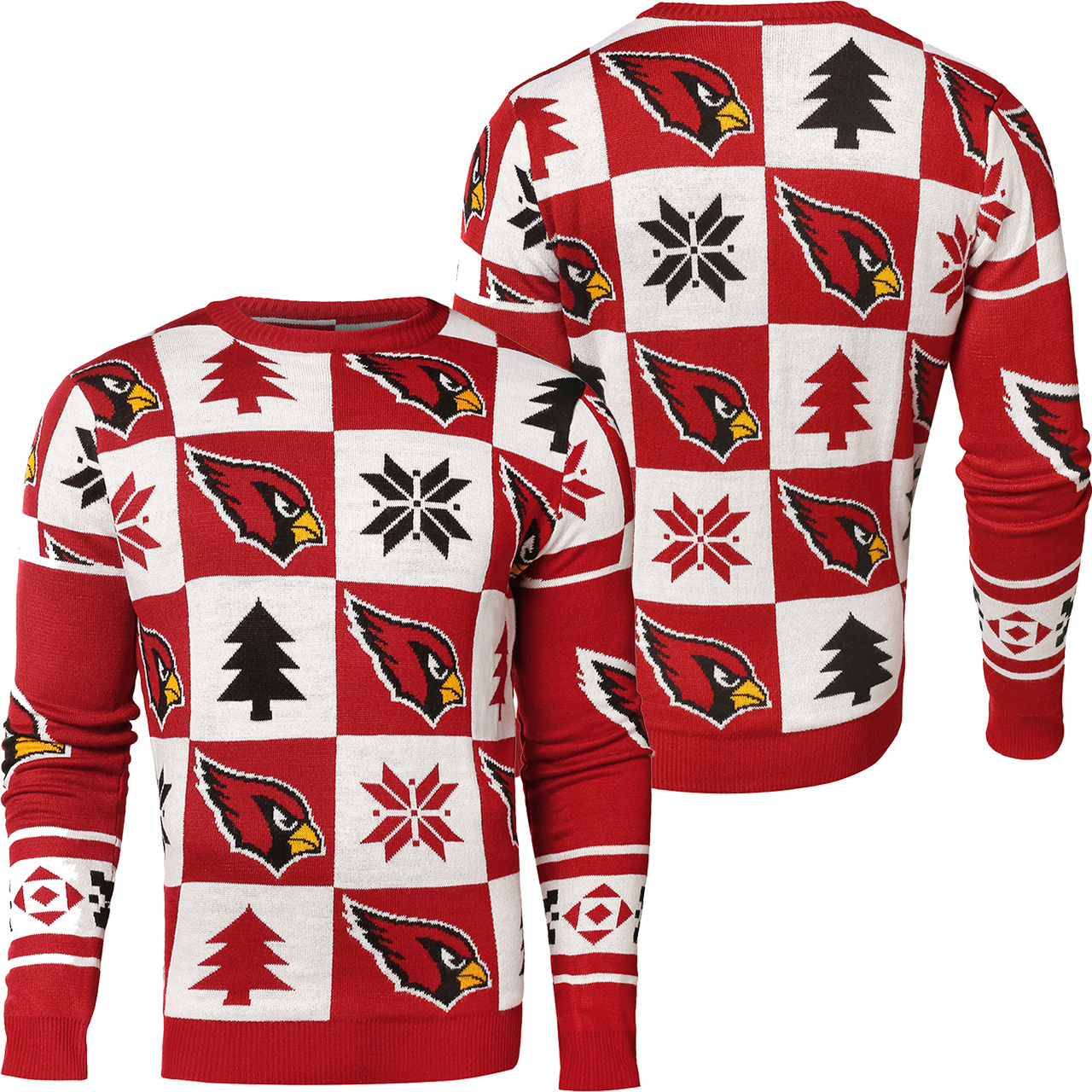Arizona Cardinals Patches NFL Ugly Sweater