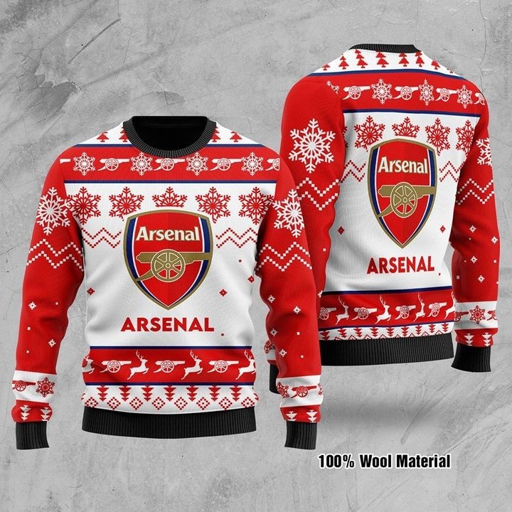 [ COOL ] Arsenal FC christmas wool sweater – Saleoff 251221