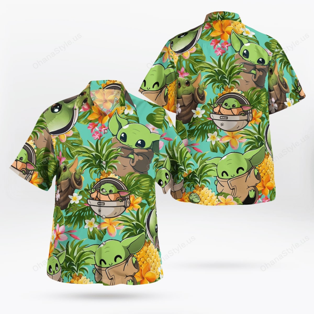 Baby Yoda tropical hawaiian shirt – Saleoff 031221