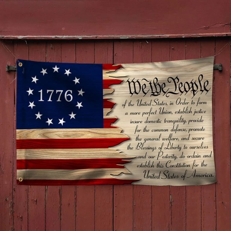 Betsy Ross 1776 We The People Patriotic American Flag