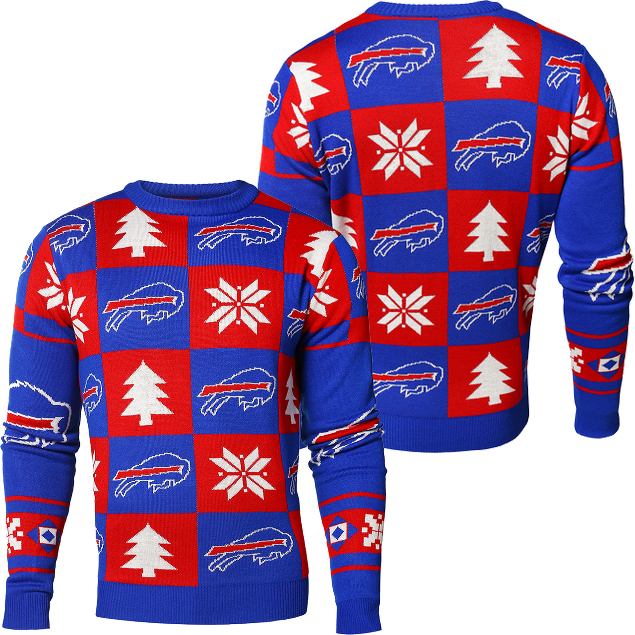 [ AWESOME ] Buffalo Bills Patches NFL Ugly Sweater – Saleoff 081221