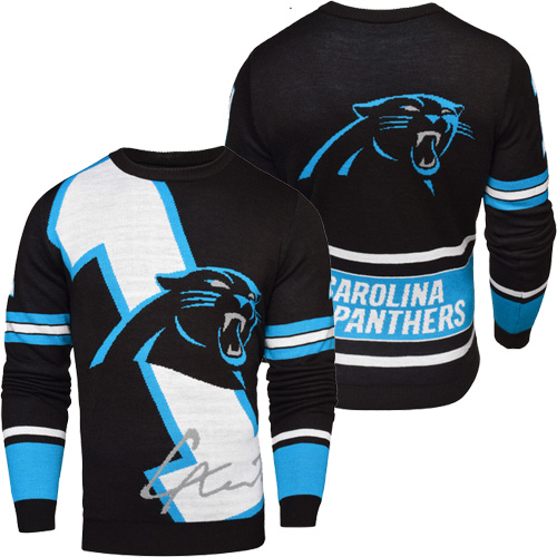 [ COOL ] Cam Newton #1 Carolina Panthers NFL Loud Player Ugly Sweater – Saleoff 061221
