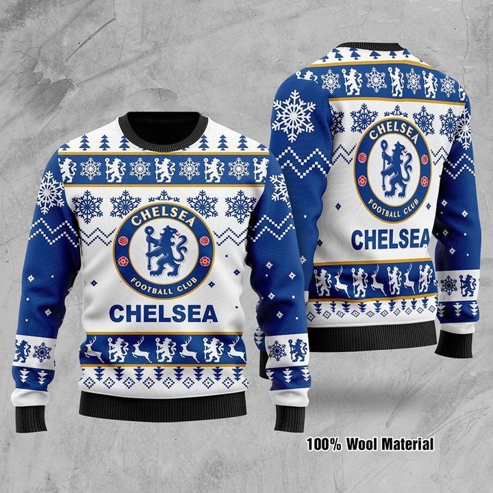 [ COOL ] Chelsea FC christmas wool sweater – Saleoff 251221