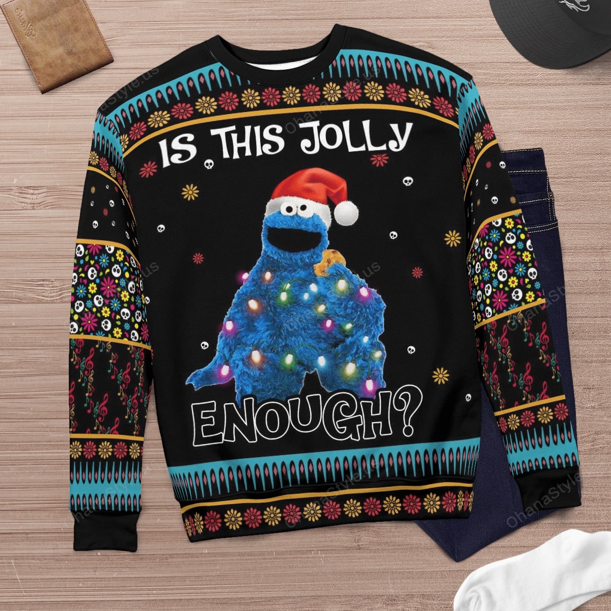 [ Amazing ] Cookie Monster muppet Is this jolly enough christmas sweater – Saleoff 031221