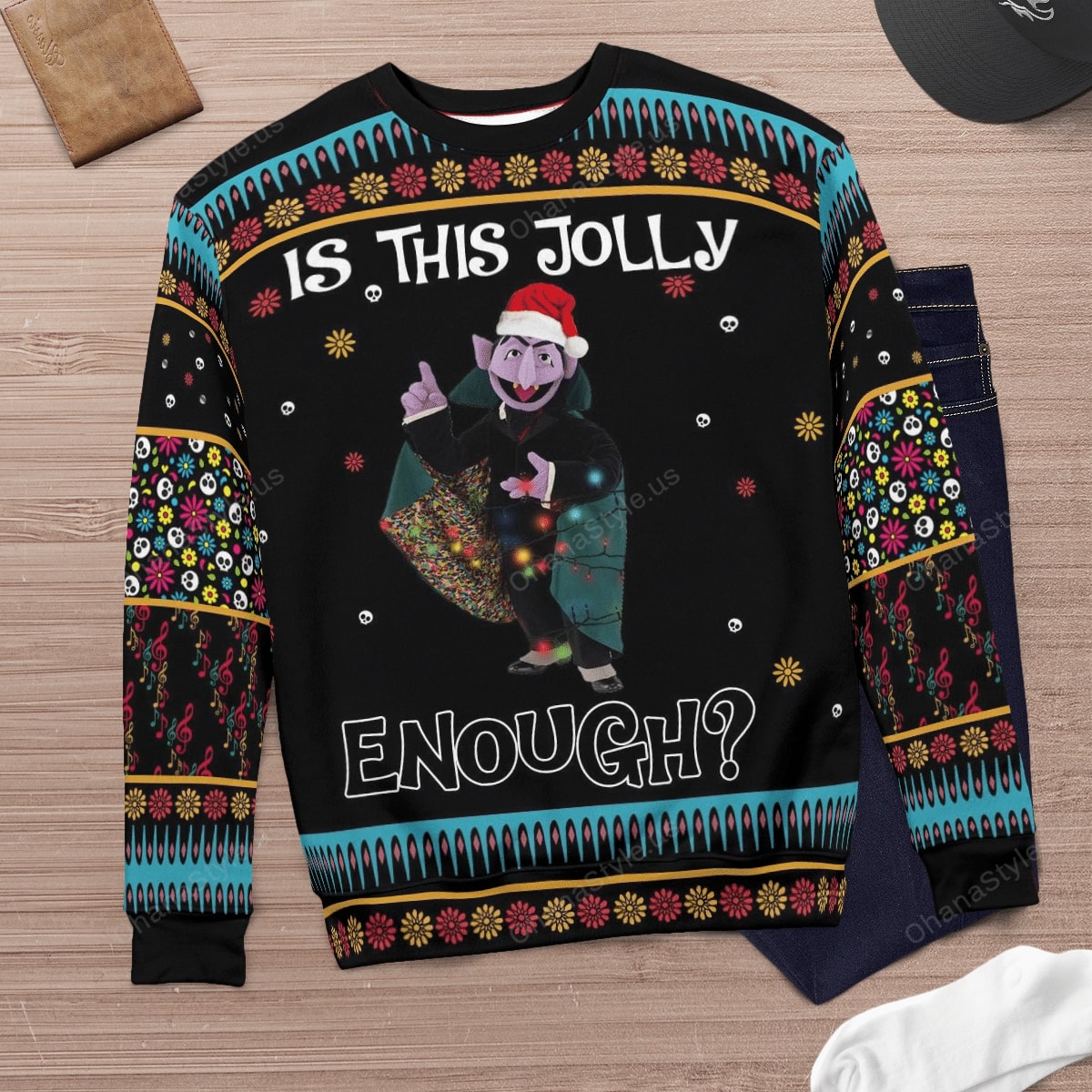 [ Amazing ] Count von Count muppet Is this jolly enough christmas sweater – Saleoff 031221
