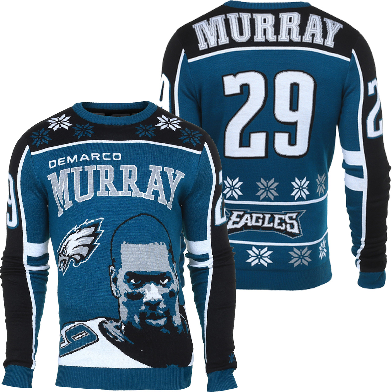 [ COOL ] DeMarco Murray #29 Philadelphia Eagles NFL Player Ugly Sweater – Saleoff 061221