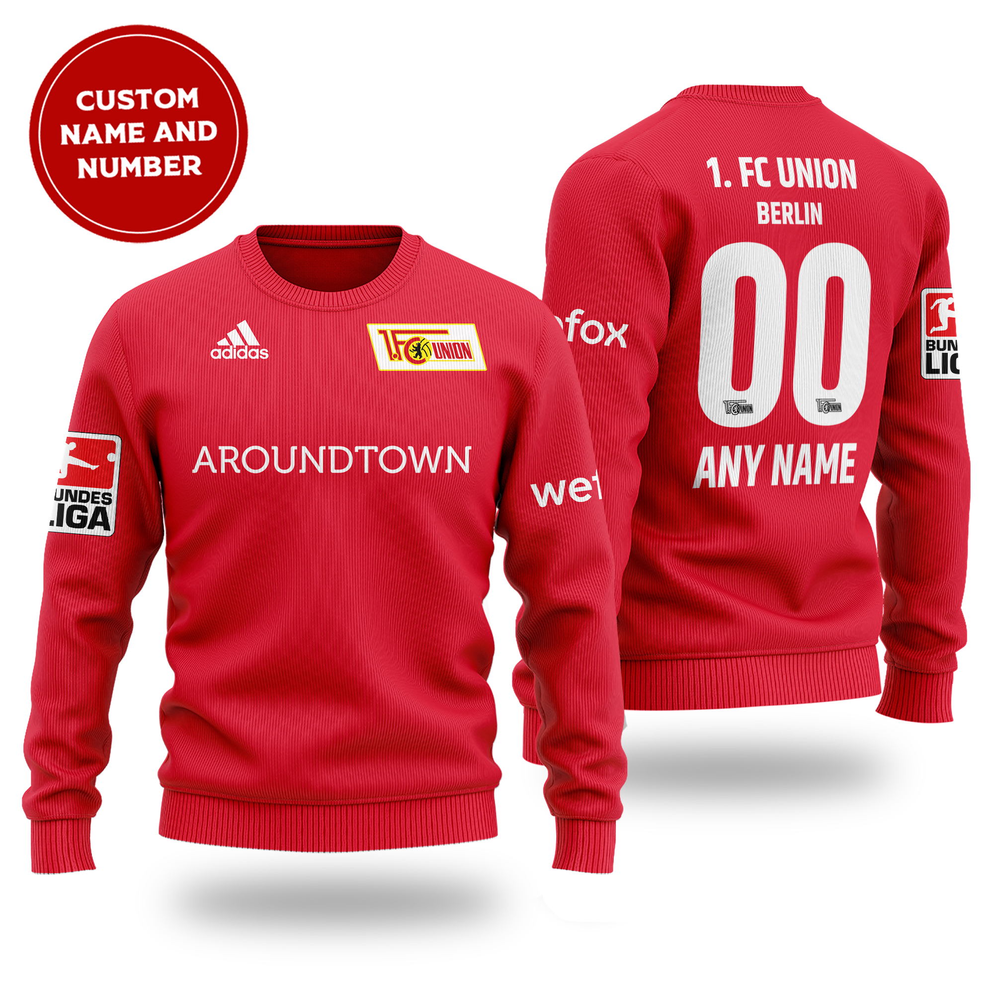 [ COOL ] FC Union Berlin custom name and number christmas wool sweater – Saleoff 271221