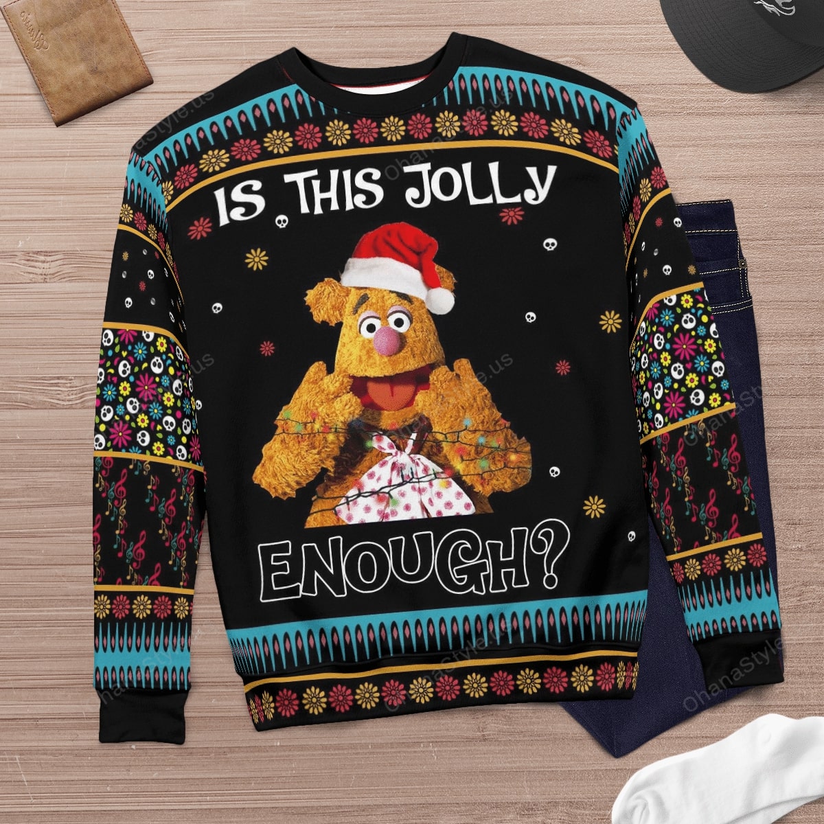 [ Amazing ] Fozzie Bear Is this jolly enough christmas sweater – Saleoff 031221