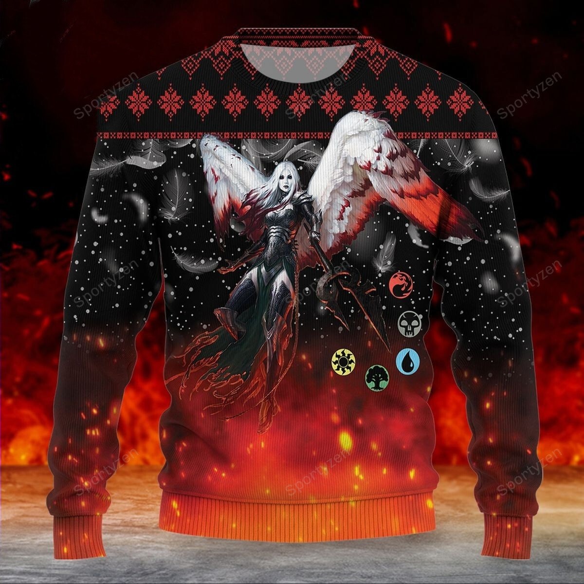 [ COOL ] Game MTG Avacyn Angel of Hope christmas sweater – Saleoff 151221