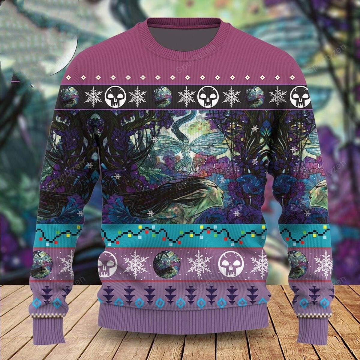 [ COOL ] Game MTG Bitterblossom christmas sweater – Saleoff 161221